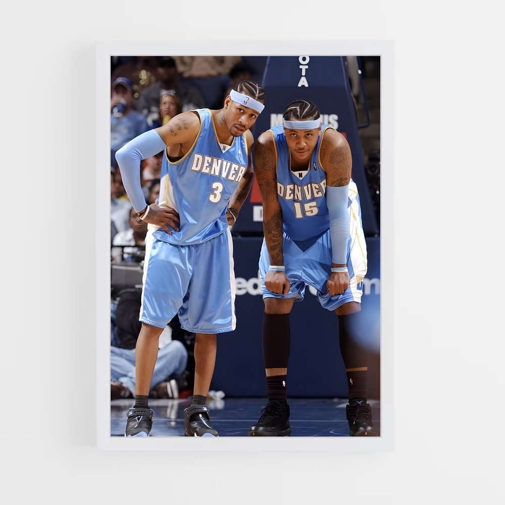 Poster Duel sur le Court – affiche Basketball (vue 3)